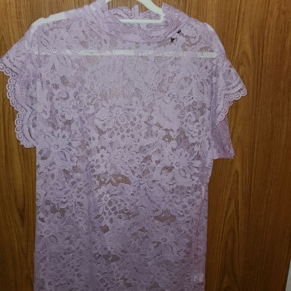 NWOT lavender lace bodysuit 💜💜